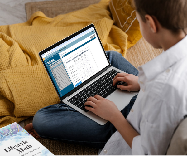 Student at Computer with LSM.com